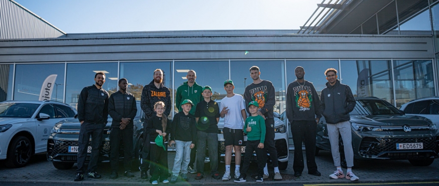 Žalgiriečiams – nauji „Volkswagen Tiguan“